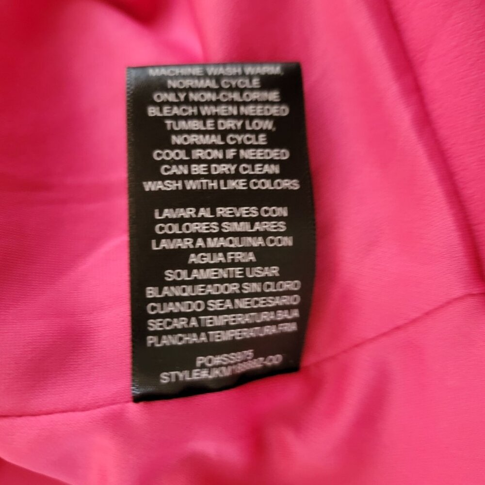 Dakota Blue Pink Open Front Blazer – Size XL – Classic & Chic - Picture 4 of 5